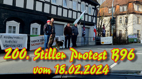 200x Stiller Protest B96 vom 18.02.2024