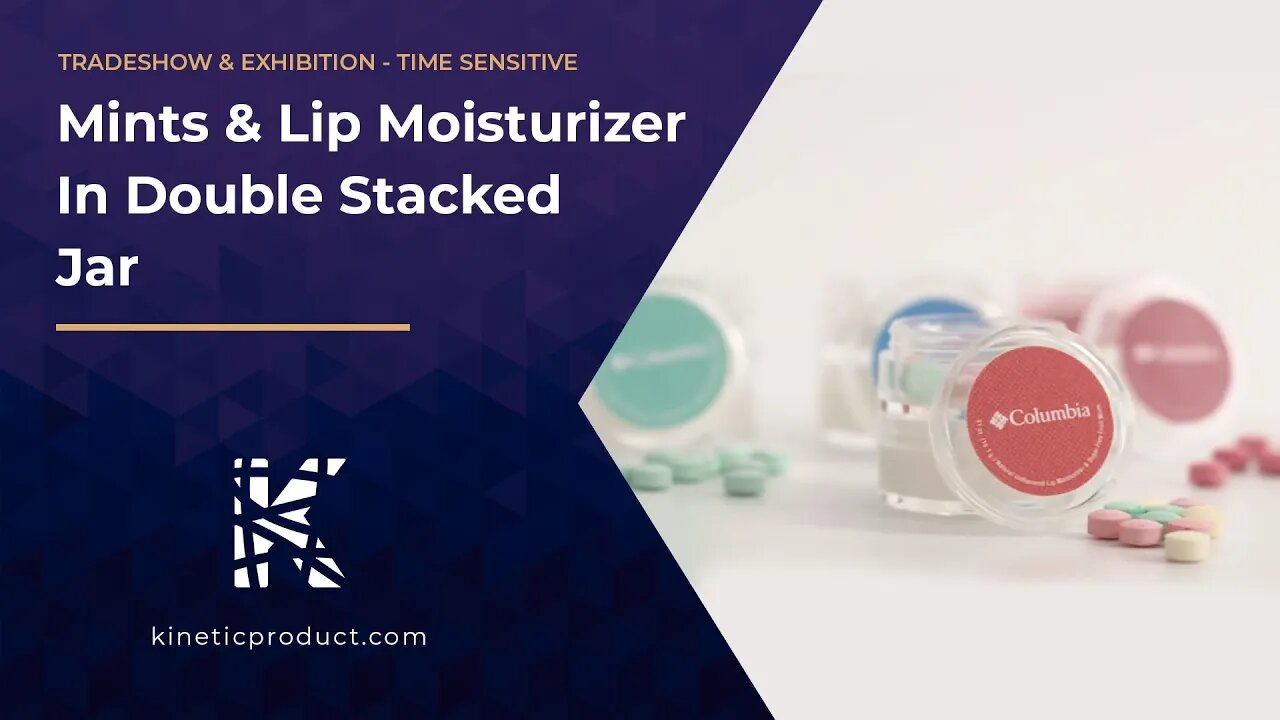 Mints & Lip Moisturizer In Double Stacked Jar