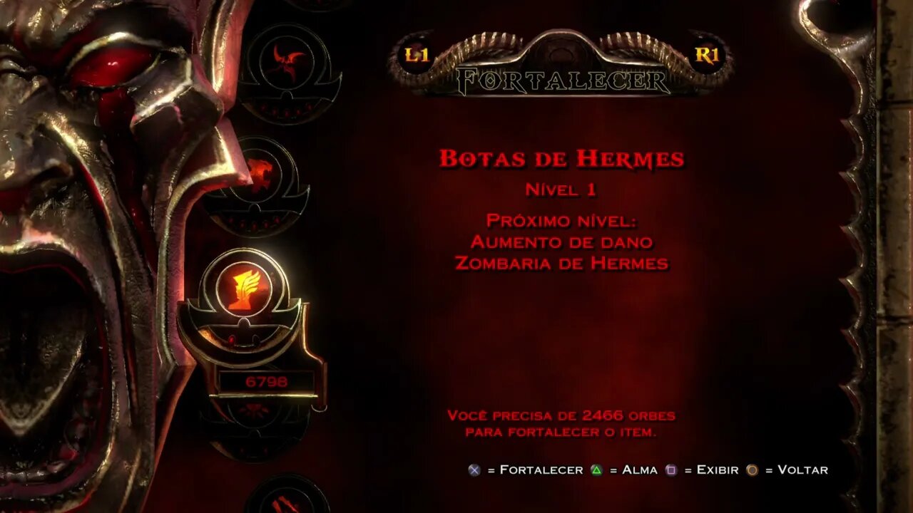 Ao máximo! - Atualizar totalmente todas as armas - God of War III Remastered