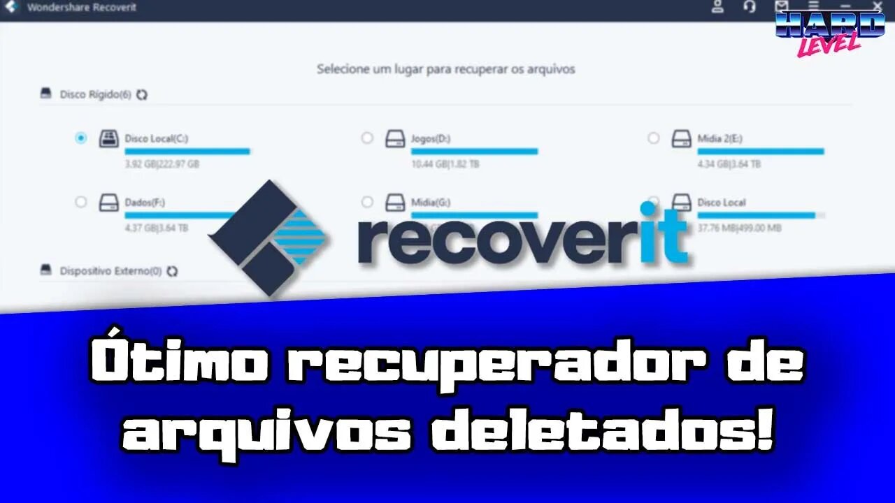 Recupere de forma rápida e fácil arquivos deletados e perdidos com Wondershare Recoverit!