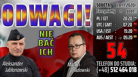 ODWAGI! - Olszański, Osadowski NPTV (28.11.2020)