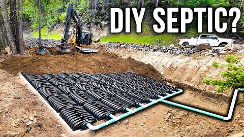 Installing our own septic system (start to finish)