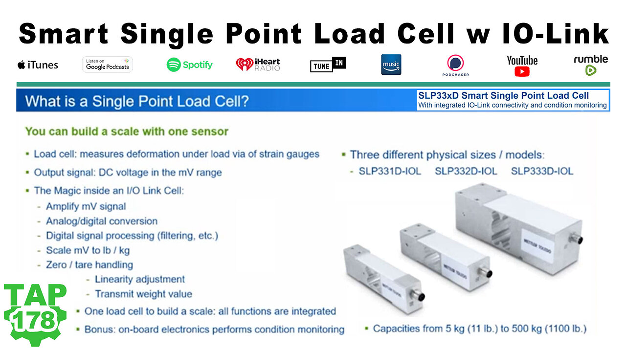 Smart Single Point Load Cell with IO-Link from Mettler Toledo