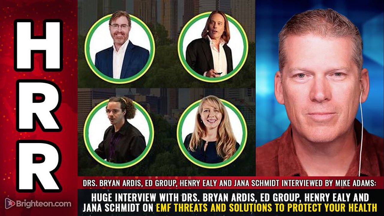 Huge interview with Drs. Bryan Ardis, Ed Group, Henry Ealy and Jana Schmidt on EMF THREATS and solutions to protect your health