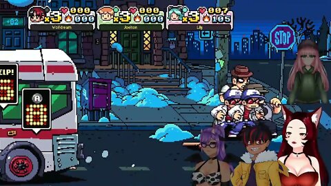 Hit by a bus!