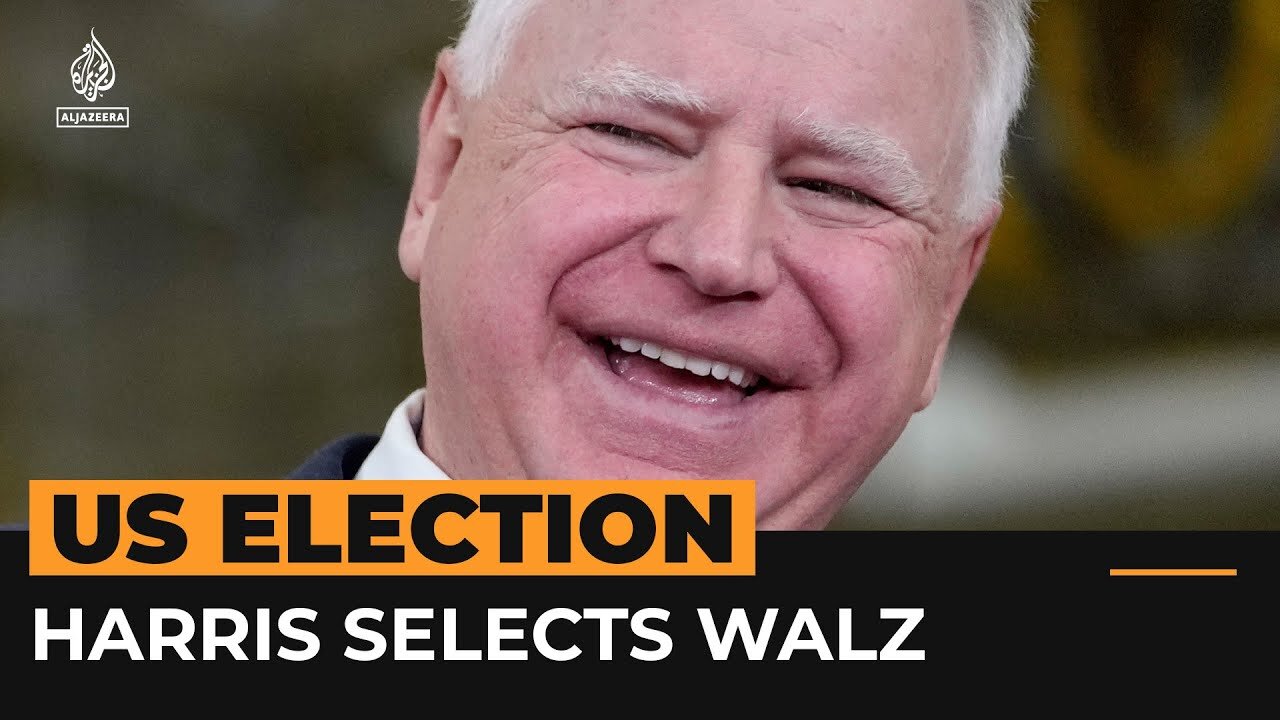 Tim Walz, favoured by progressives, selected as Harris’s running mate | Al Jazeera Newsfeed | NE