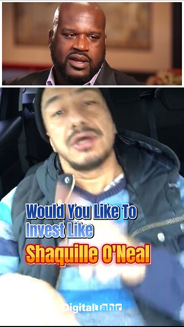 You Want to invest like Shaq #digitaltahir