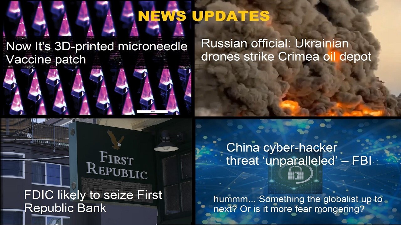 3D-printed microneedle RNA Vaccine patches, Ukraine drones strike Crimea oil depot, Other News