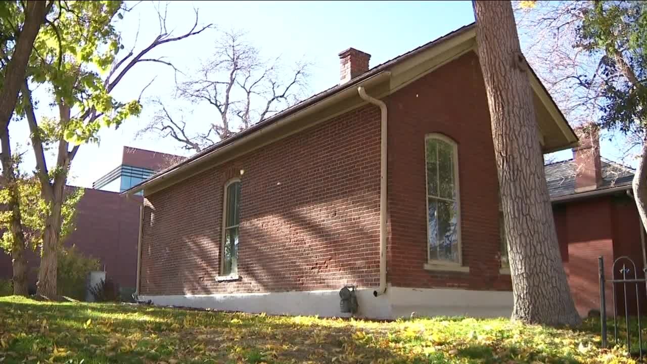 Blessing today before renovation work on 1875 Denver home