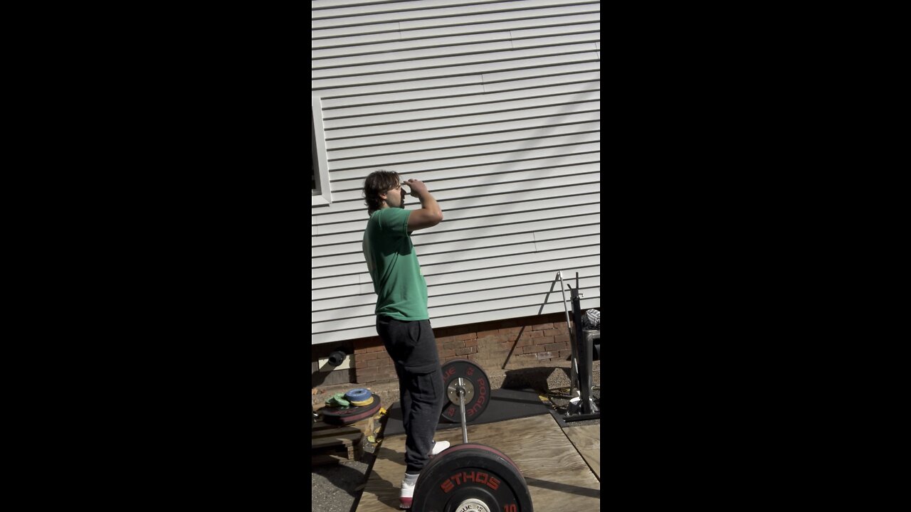 80KG/176LBs Clean Deadlift + Clean +2 Front Squats + Power Jerk