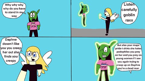 Rndmxx3 talks to the goblin