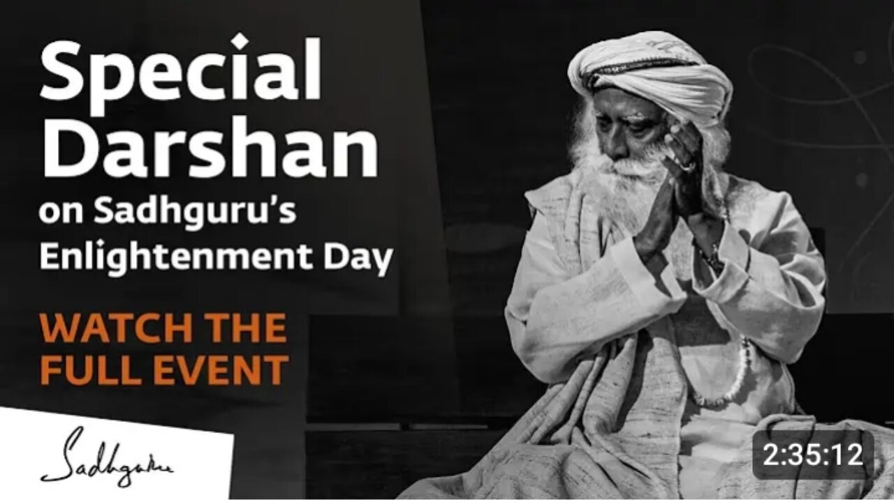 Sadhguru Darshan LIVE | Isha Institute of Inner-sciences |