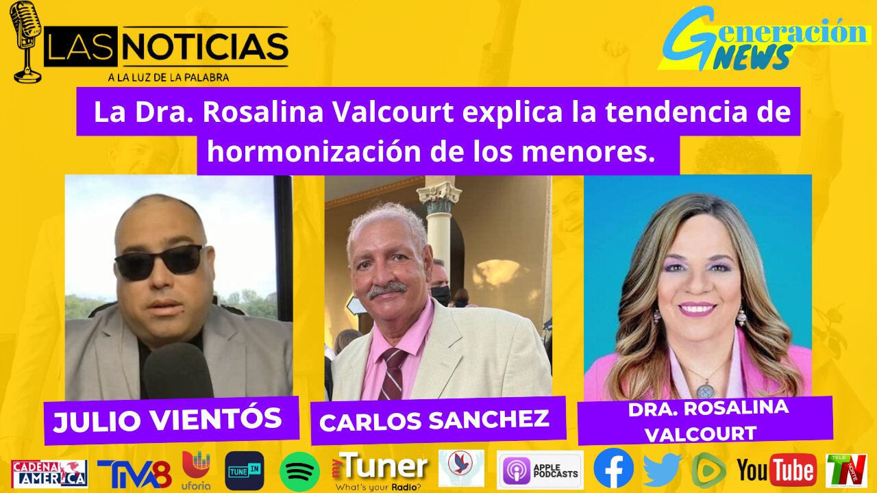 La Dra. Rosalina Valcourt explica la tendencia de hormonización de los menores.