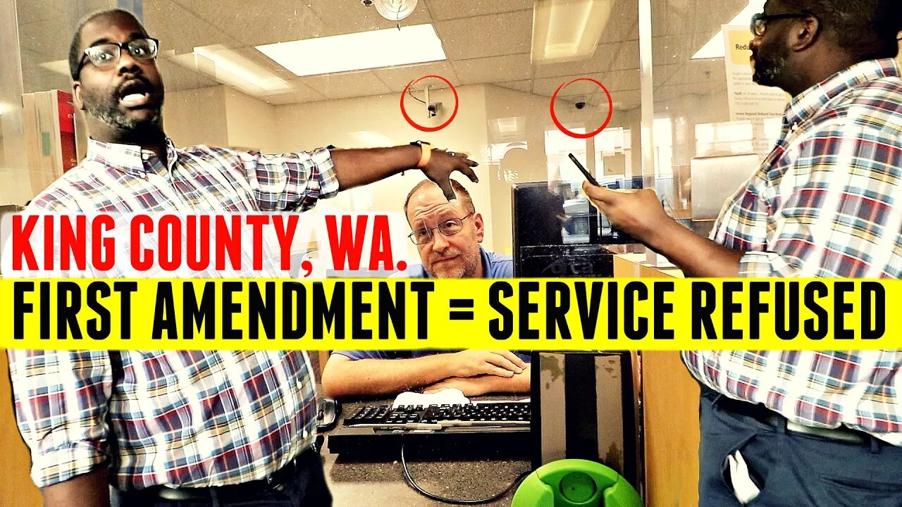 Advised!: DISCRIMINATE AGAINST CIVIL RIGHTS SAYS KING COUNTY MANAGER - 1st/14th Amendment Audit