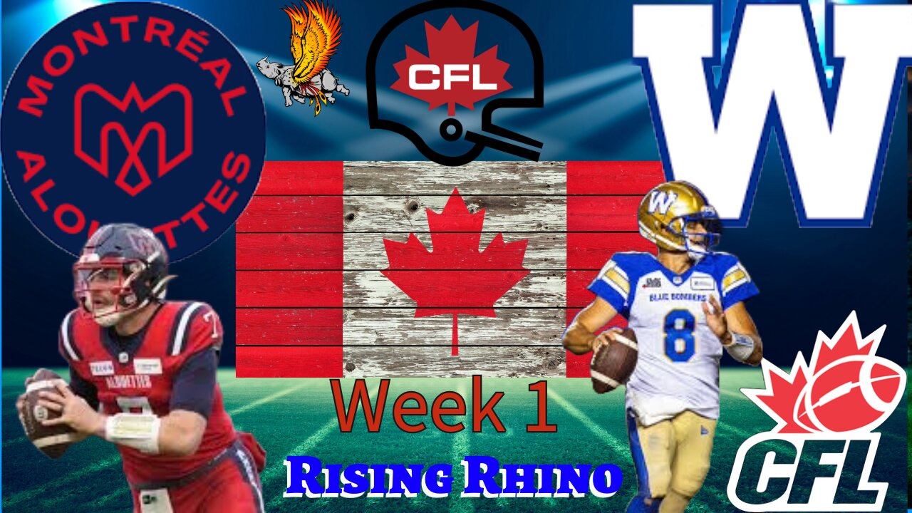 Live CFL Week 1: Montreal Alouettes vs. Winnipeg Bombers | AI-Powered Interactive Commentary