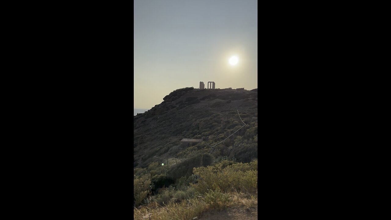 Poseidon Temple and Aegean Sea