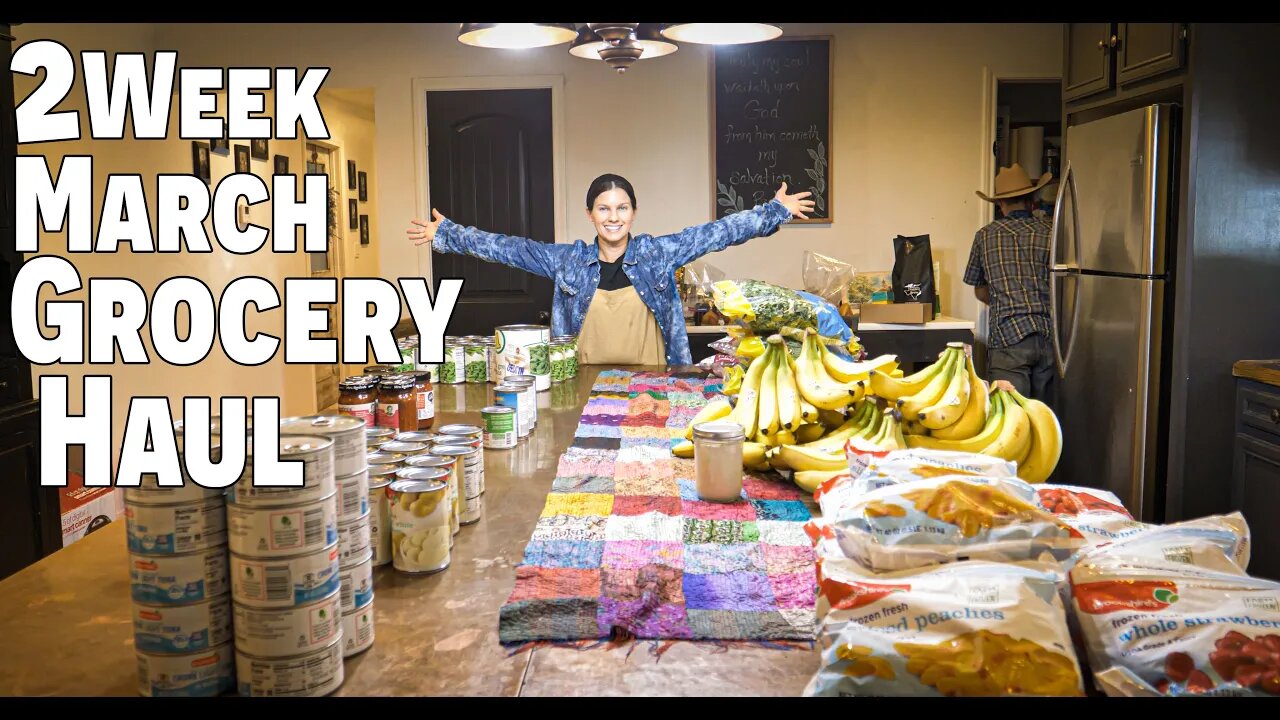 2 Week March Grocery Haul $270 | Prepping Pantry | Rising Food Prices | Inflation | Shortages