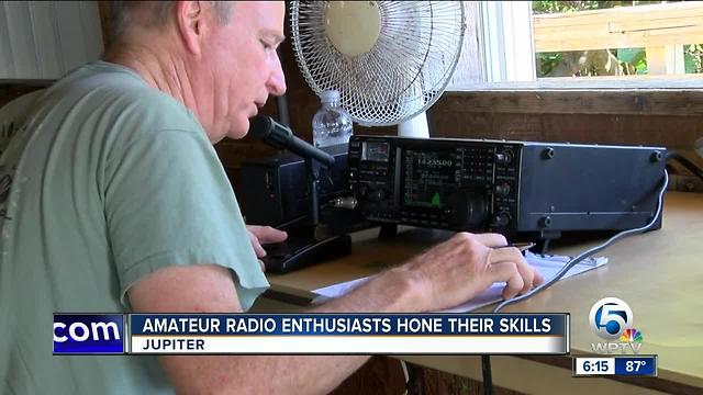 Amateur radio enthusiasts hone their skills in Jupiter