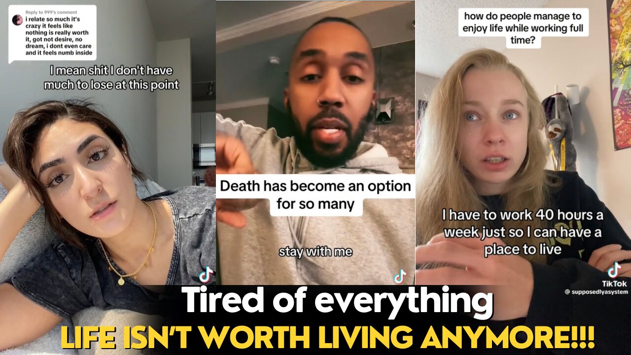 People Feel Depressed And Hopeless About Life,Economy,Inflation|Tiktok Rants Cost Of Living