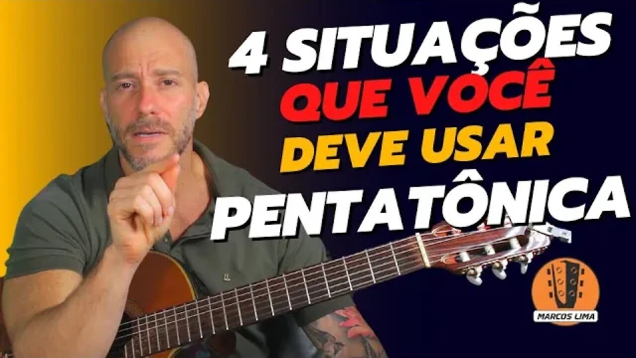 [Pentatonica na prática] 4 situações musicais onde vc deve usar a escala pentatônica!