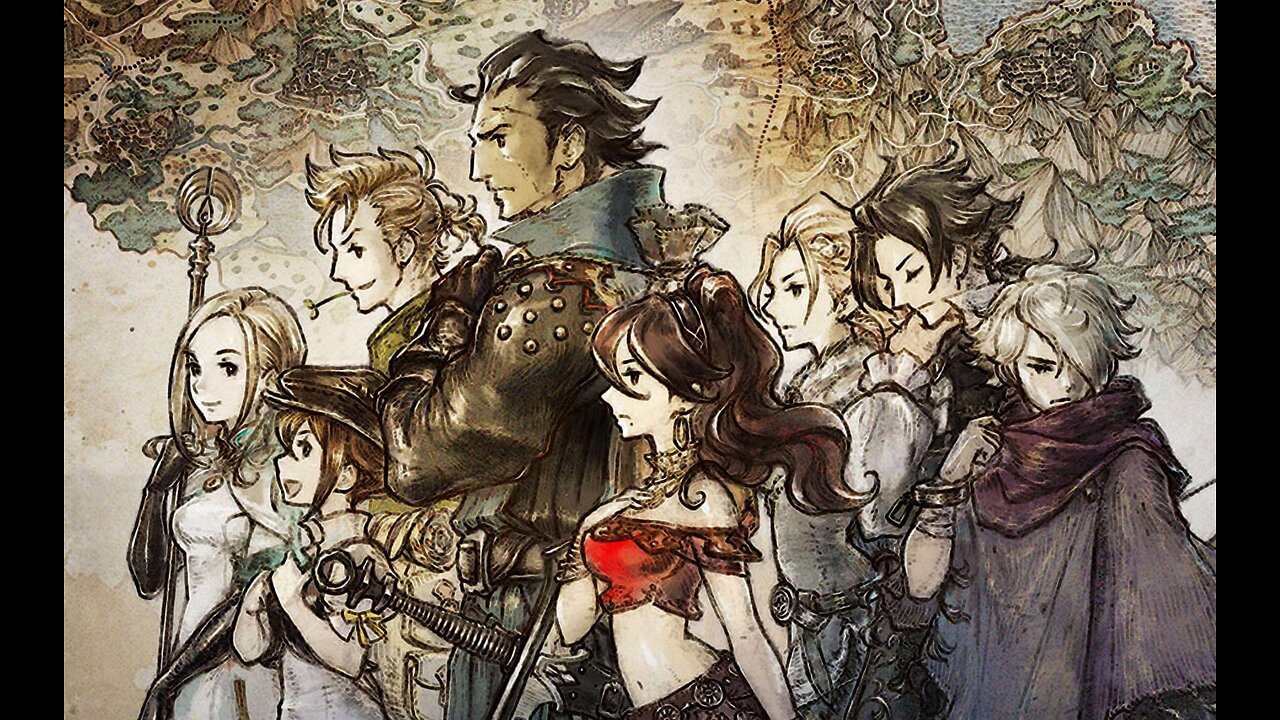 Back down the right Octopath.