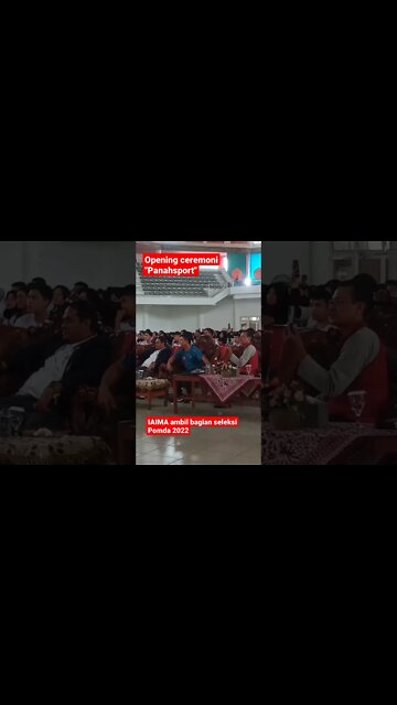 Bidikan #panahanindonesia membuka acara #pomda2022