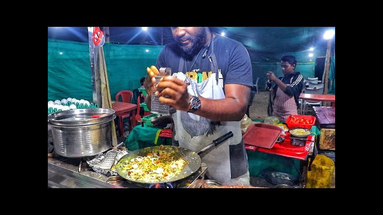 Kathiyawadi Tadka Egg Rice | Unique Tadka Rajwadi Egg Rice | Indian Street Food | Egg Street Food