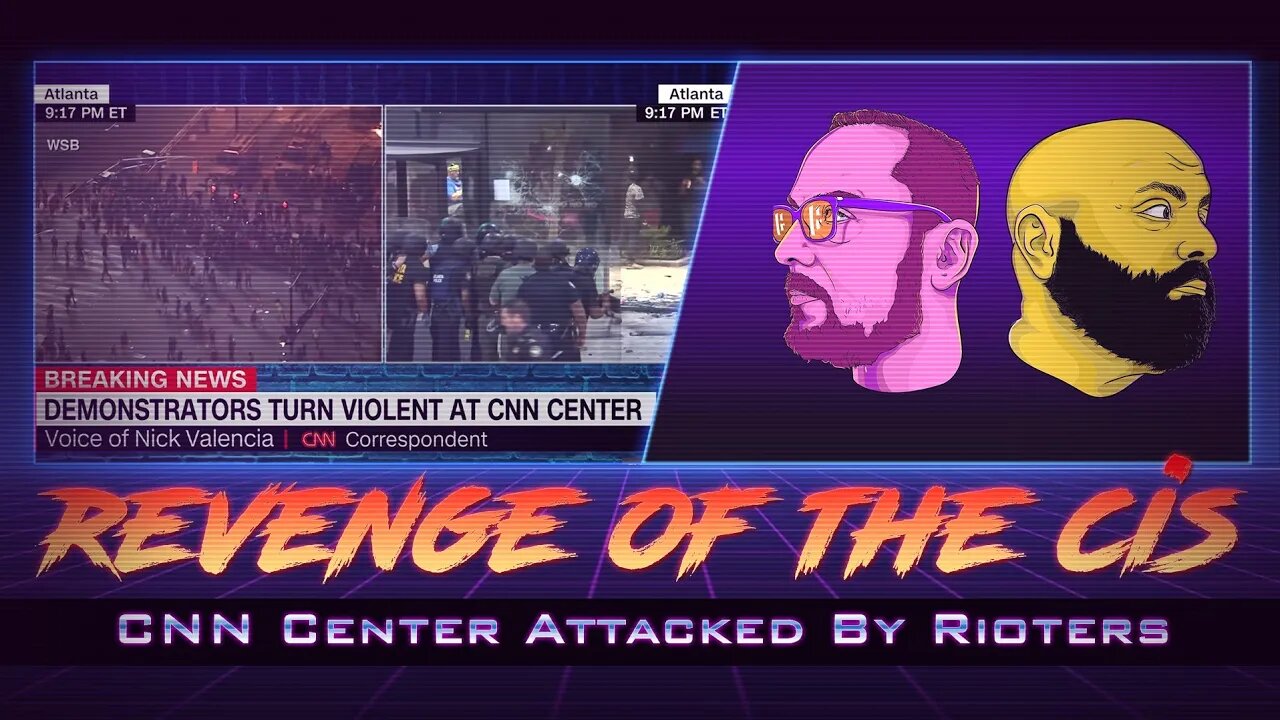 CNN Center Attacked By Rioters