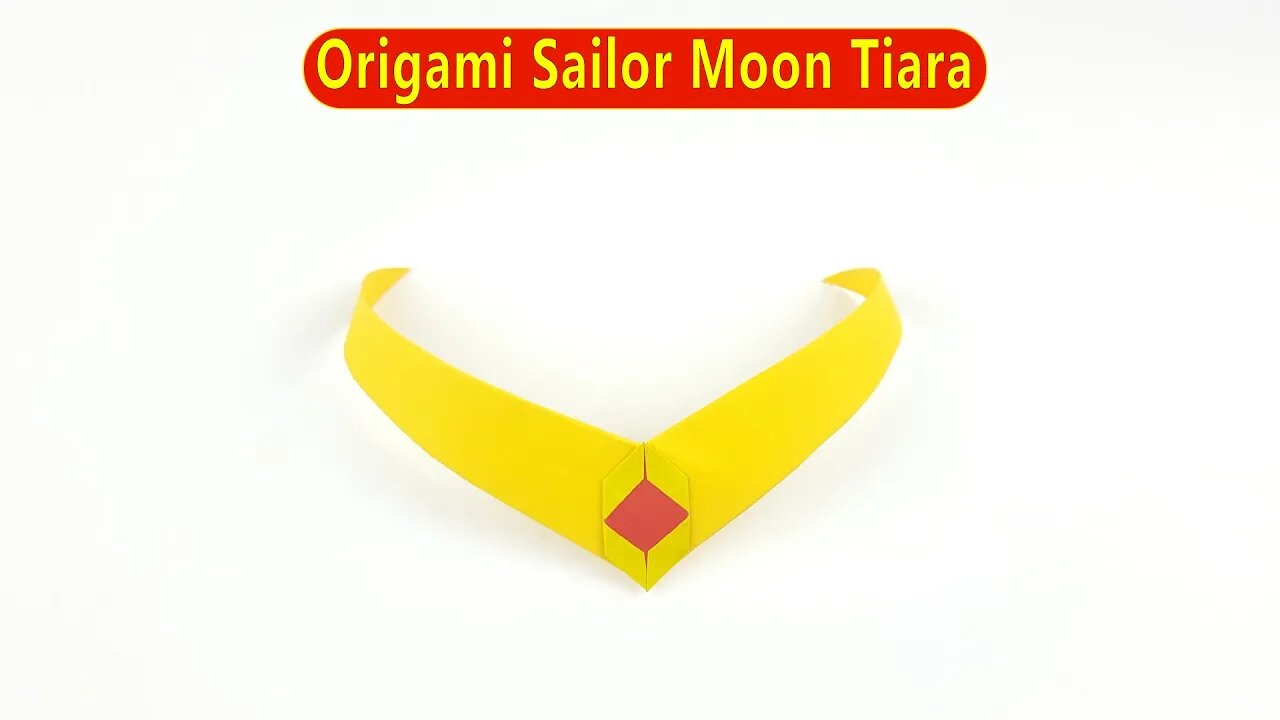 Origami Sailor Moon Tiara - DIY Easy Paper Crafts