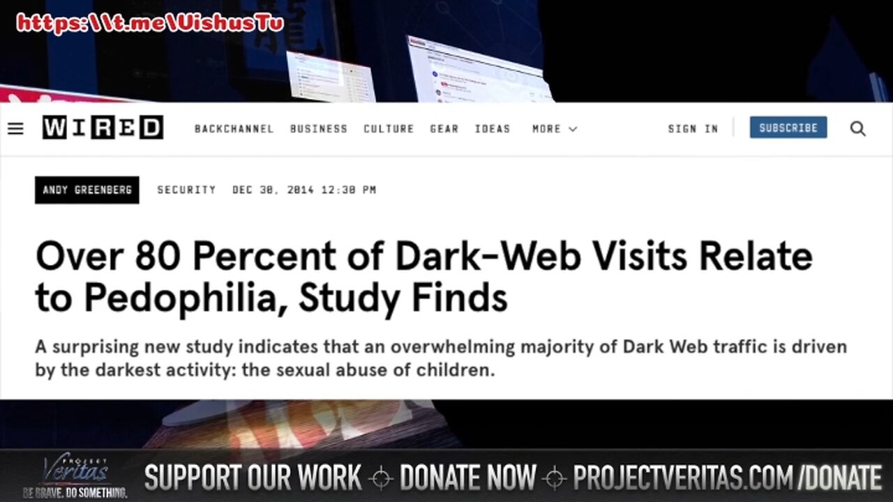 Over 80 Percent Of Dark-Web Visits Relate To Pedophilia... #VishusTv 📺