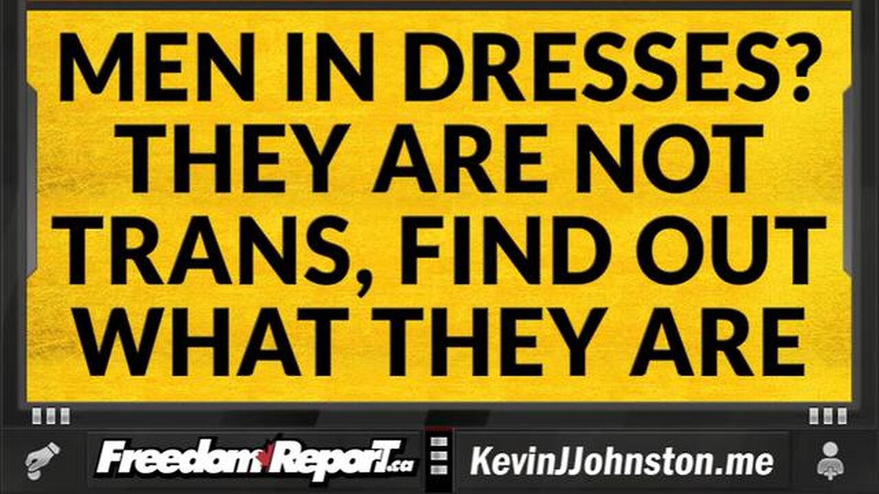 MEN IN DRESSES ARE NOT TRANS WOMEN, THEY ARE LOSERS