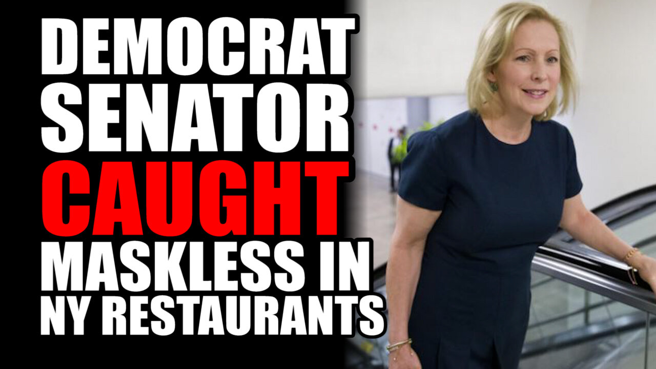 Democrat Senator CAUGHT Maskless in NY Restaurant