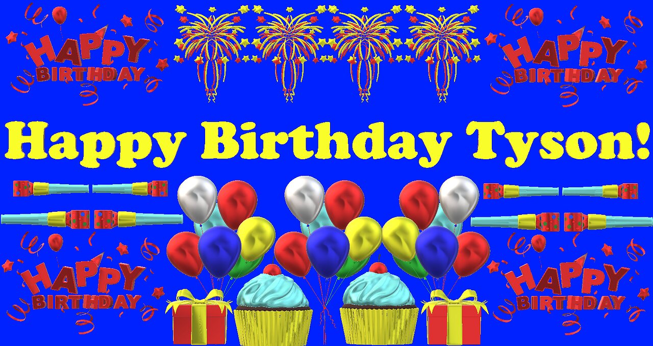 Happy Birthday 3D - Happy Birthday Tyson - Happy Birthday To You - Happy Birthday Song