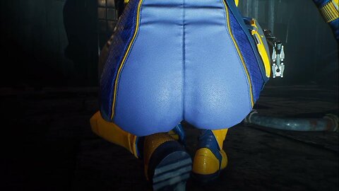 BatGirl ゲーム内のお尻の写真 (Gotham Knights 18+)