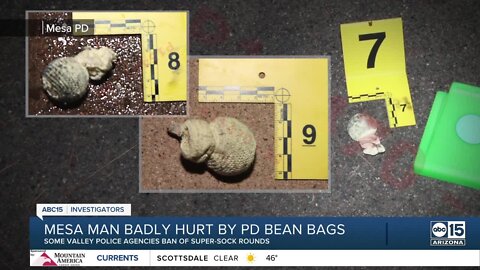 Valley man seriously injured by less-lethal bean bags, multiple AZ departments discontinue use