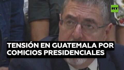 Continúa la tensión en Guatemala por los comicios presidenciales.