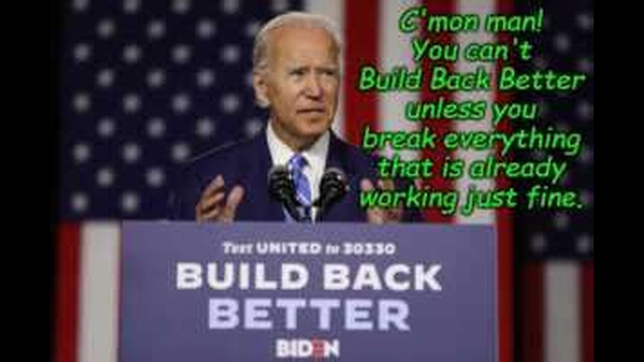 Amazing how all left leaders adopted the WEF's "BUILD, BACK, BETTER" slogan.