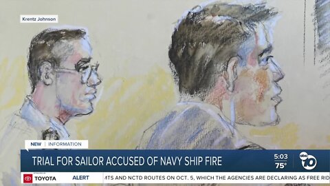 Trial for sailor accused of navy shop fire