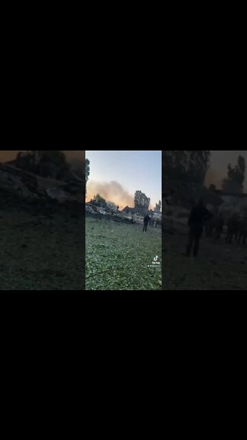 The blow was delivered by an #Iskander OTRK missile. #ukraine