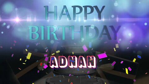 Wish you a very Happy Birthday Adnan from Birthday Bash