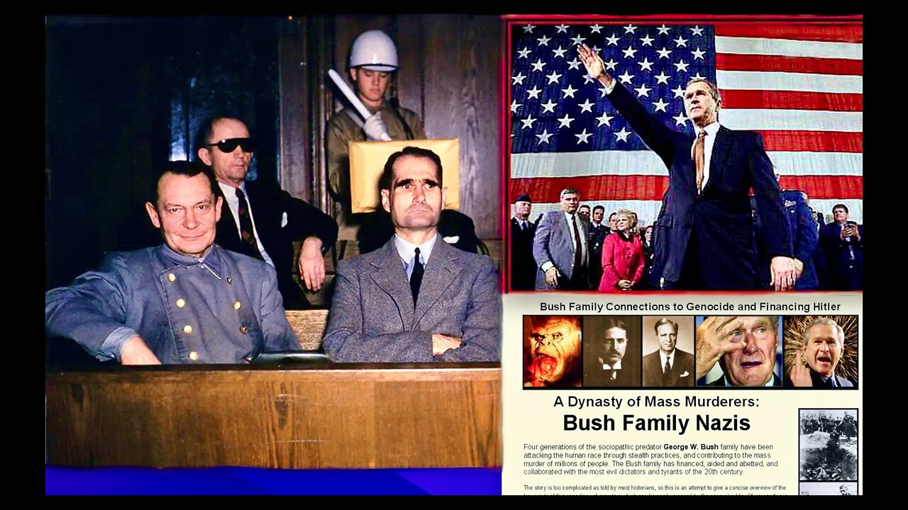 Nuremberg Trials Hoax Bush Family Nazi Presidents South America Is Used To Funnel Evildoers Into USA