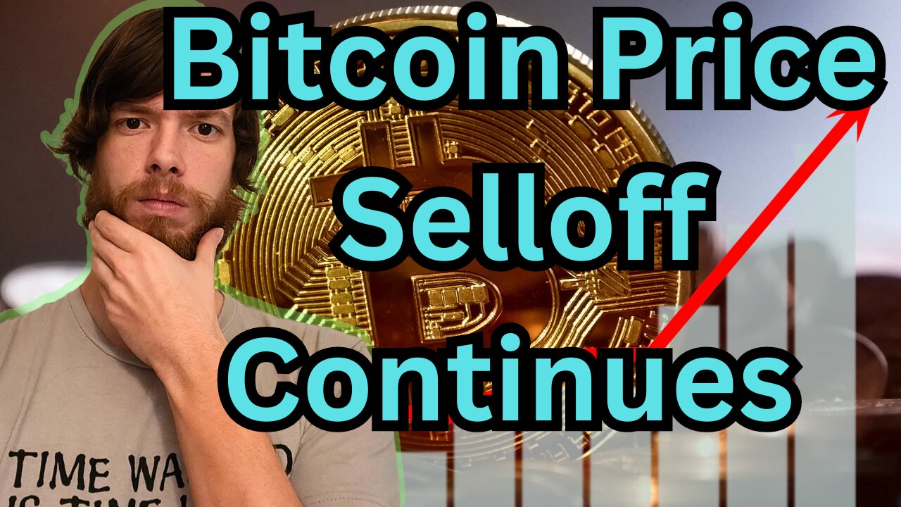 Bitcoin Price Selloff Continues E456 #crypto #grt #xrp #algo #ankr #btc #crypto
