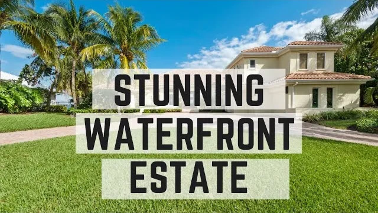 Stunning Waterfront Estate | 621 SW Bay Pointe Cir Palm