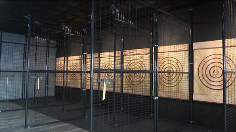 Axe-throwing venue works to keep patrons safe