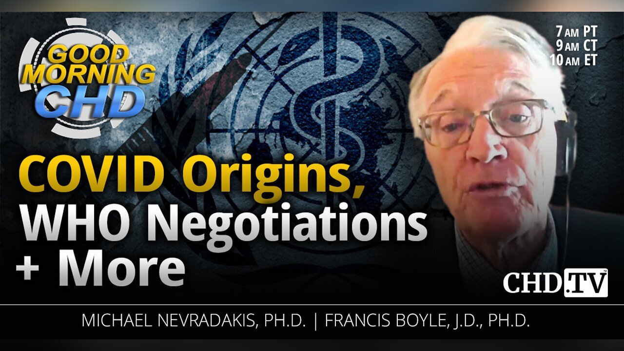 Dr. Francis Boyle - COVID Origins & WHO Negotiations