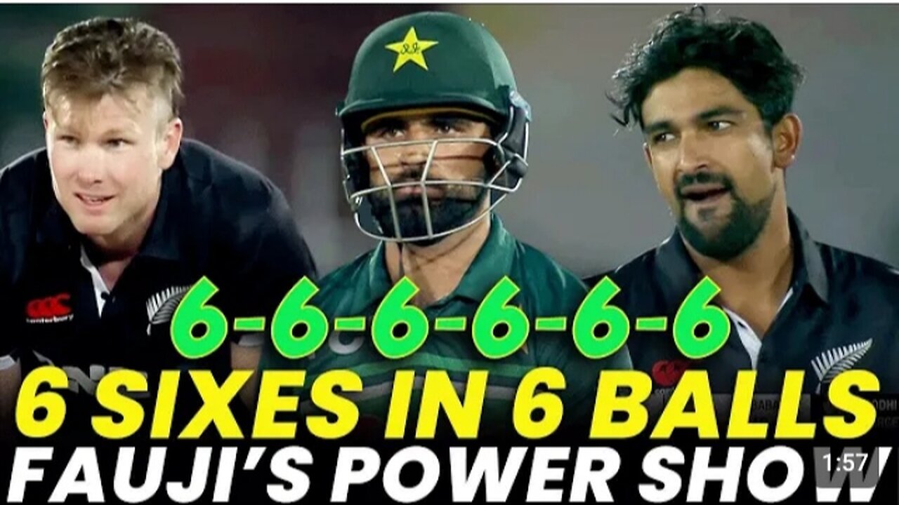 6️⃣6️⃣6️⃣6️⃣6️⃣6️⃣! Fauji's power show Against kiwis Bowlers/ pakstan vs New Zealand /