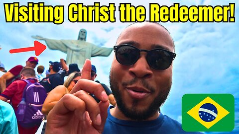 Exploring Christ the Redeemer: Brazil's Iconic Wonder 🇧🇷 | Travel Vlog Rio de Janeiro