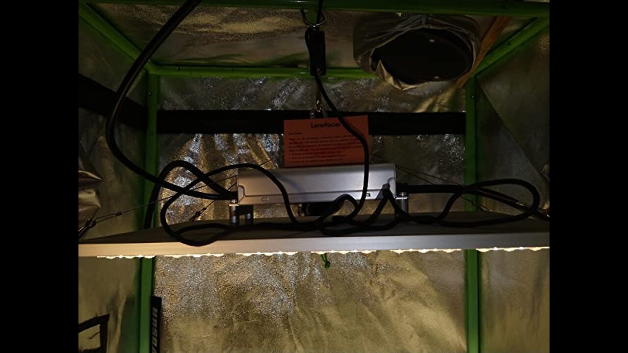 Lenofocus MX1200 LED Grow Light with CREE Diodes Meanwell Driver, 2X2 3x3 FT Coverage Full Spec...