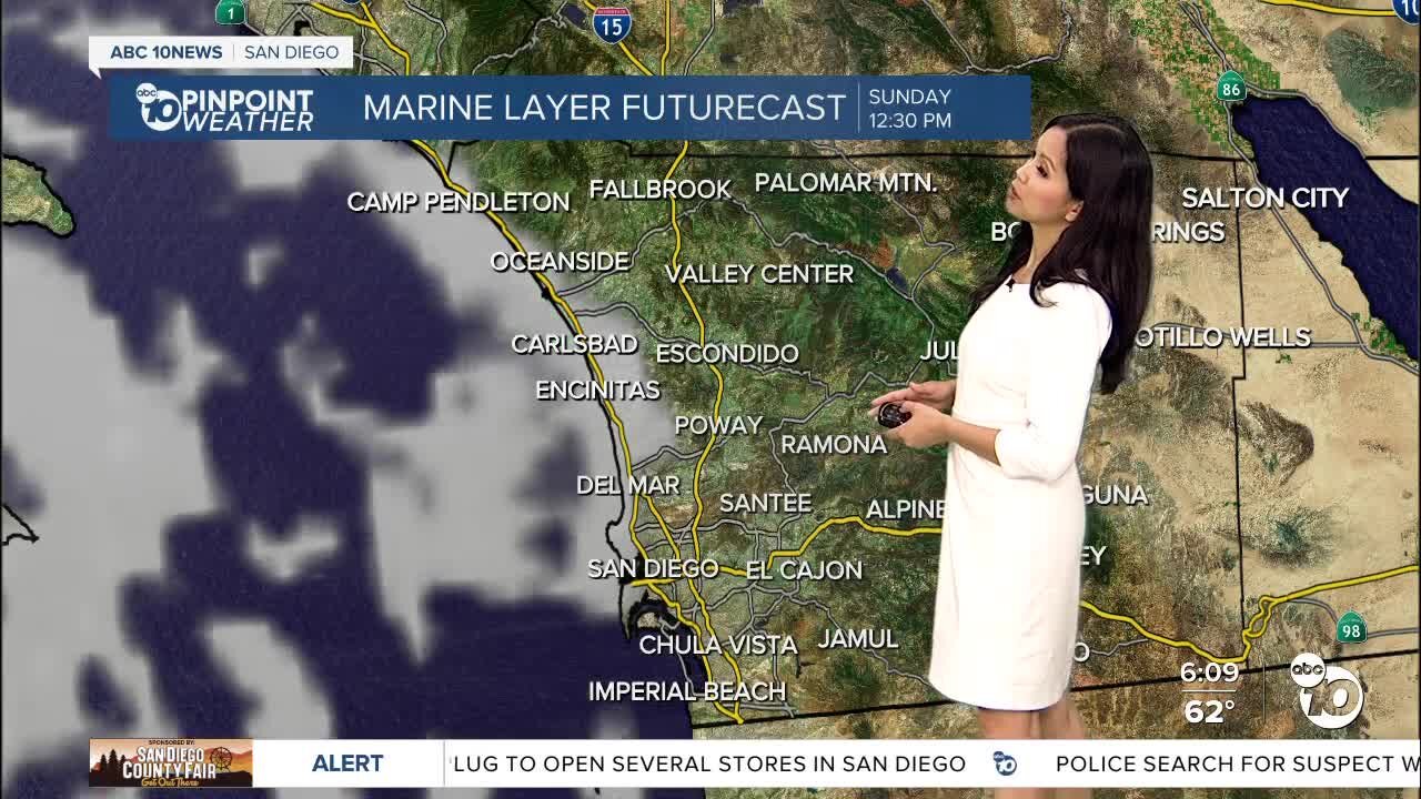 ABC 10News Pinpoint Weather for Sun. June 4, 2023