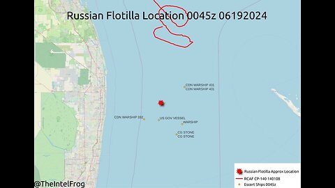 Breaking News! Russian Flotilla visible off the coast of FL. WW3 day 257.